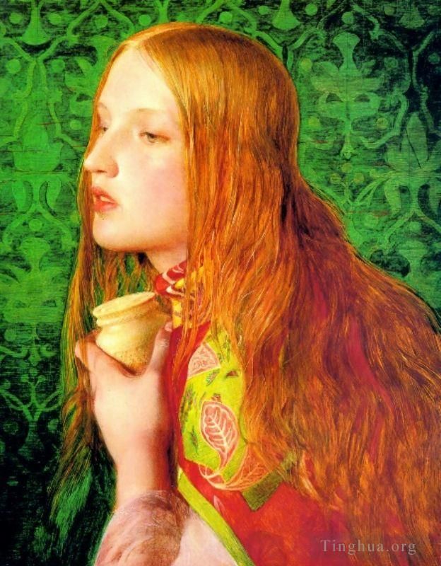 弗雷德里克·桑迪斯 的油画作品 -  《不知名的女孩》